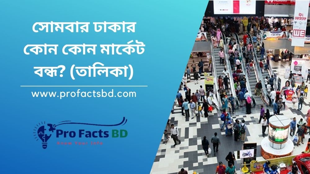 monday weekly market closed in dhaka city