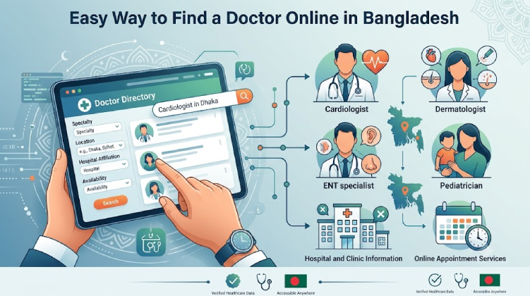 Easy Way to Find a Doctor Online in Bangladesh